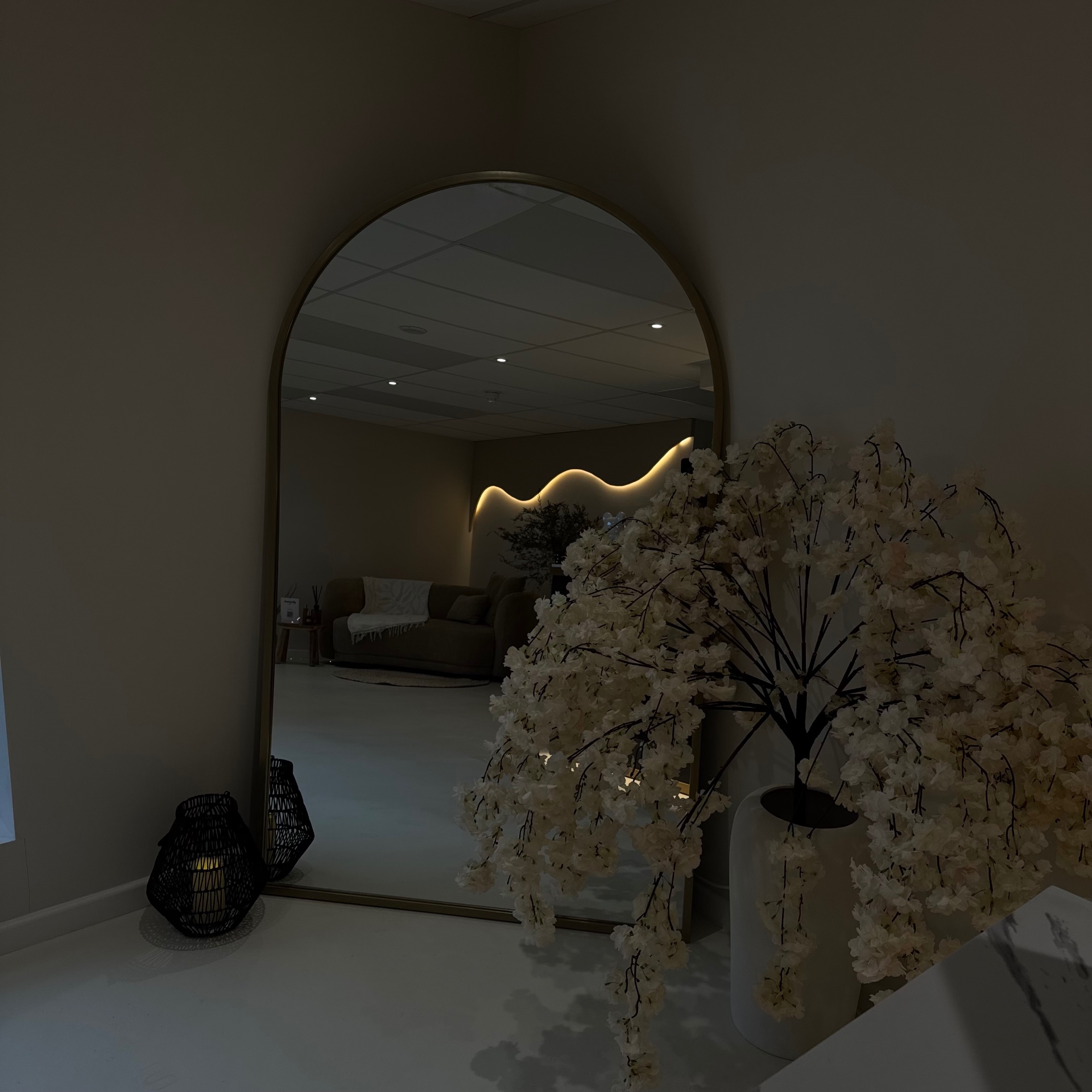 The Glossed Academy training studio in Canterbury with natural light and neutral luxury interiors
